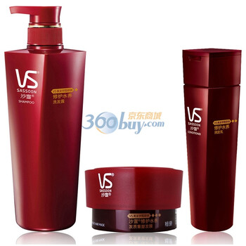 沙宣专业修护水养750ml+润发乳400+发膜150ml礼盒装
