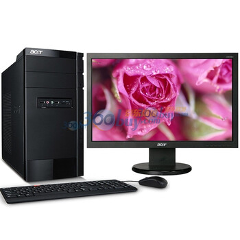 宏碁（Acer） AM1860台式电脑（G620 2G 500G 512M独显 DVD 读卡器 键鼠 Linux）