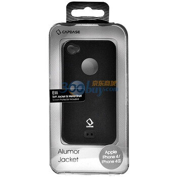 卡登仕（CAPDASE）Iphone4S金属战士(黑色) 手机保护壳 适用于苹果Iphone4/ Iphone4S