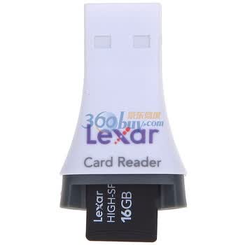 雷克沙（Lexar）16G MicroSDHC(TF)高速存储卡（Class6）15m/s（高性能套装）