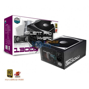 酷冷至尊（Coolermaster）金牌龙影智能版1300 电源（额定1300W/80Plus金牌/全模组化/配风扇控制面板）
