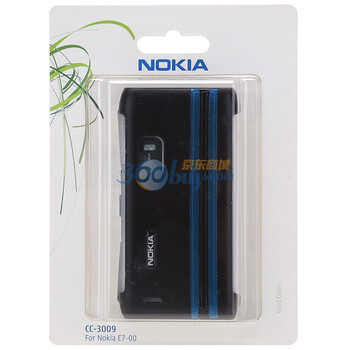诺基亚（NOKIA）CC-3009（黑蓝色）原装硬壳手机套 适用于诺基亚E7
