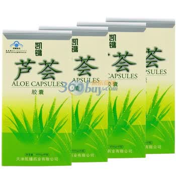 凯镛芦荟胶囊买三赠一原品(0.4g*40粒*4盒）特惠装