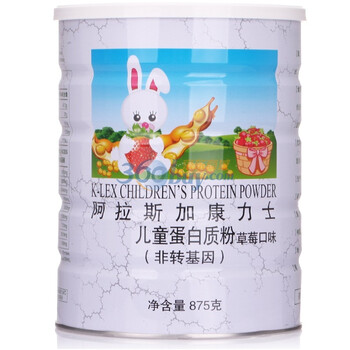K-LEX阿拉斯加康力士儿童蛋白质粉草莓口味（非转基因）875克