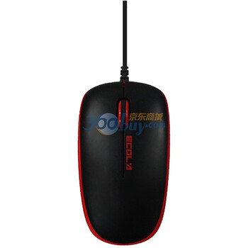 宜客莱（ECOLA）MA-SS013BKR Handy USB2.0光学式有线鼠标(热情红)