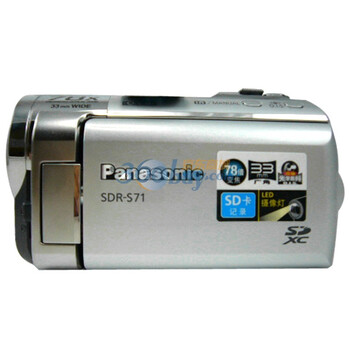 松下（Panasonic） SDR-S71GK数码摄相机 银色