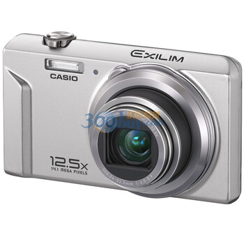 卡西欧（CASIO） EX-ZS100 数码相机 银色（1410万像素 2.7英寸液晶屏 12.5倍光学变焦 24mm广角）