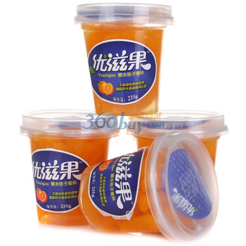 优滋果桔子果杯235g*8杯