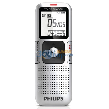 飞利浦（PHILIPS）　 LFH0655 原装进口数码录音笔 银色