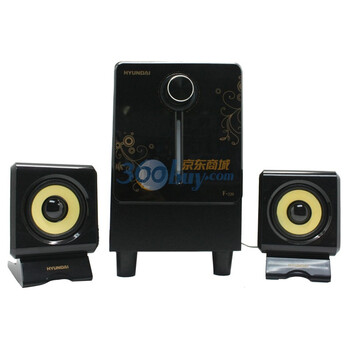 现代（HYUNDAI）F-220支持DVD/VCD/DV/IPOD/MP3/PM4等 2.1音响 黑色
