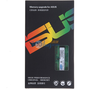 幻影金条（MIRAGES）ASUS华硕系列 DDR3 1333 2G 笔记本系统指定内存（MAU3S1333H2G）