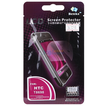 邦克仕（Benks）HR高透系列保护贴膜(宏达 HTC 7 Mozart / T8698 / HD 3 贴膜)