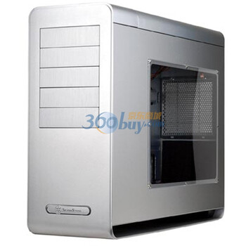 SilverStone SST-FT02S-W 堡垒系列（银色）主板旋转90度的优异散热设计/平行气流、烟囱效应