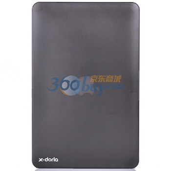道瑞（x-doria）朦胧月色超薄MacBook Air 保护壳 适用于macbook air透明黑 13寸