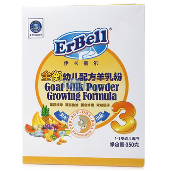 Erbell 伊卡蓓尔全衡3段幼儿配方羊乳粉350g