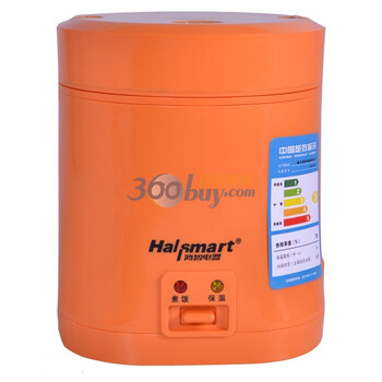 鸿智（hallsmart） HR-BL15 0.8L 迷你系列电饭煲（橙色）