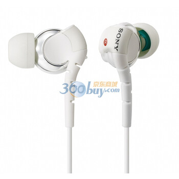 索尼（SONY） EX310SLWQ 13.5mm动态类型驱动再现完美音质 耳机 白色