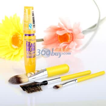 Maybelline美宝莲巨密睫毛膏促销装（化妆套刷）