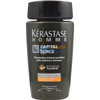 卡诗（KERASTASE）男士系列纤细发质洗发水250ml