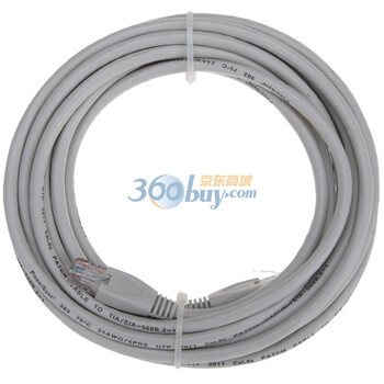 包尔星克(PowerSync)CAT.6 网络线 24#*4P(CCAM) L: 5米 OD:6.2mm CAT6E-05