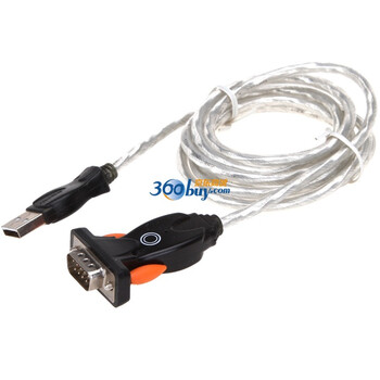 包尔星克(PowerSync)USB A公对RS232 串口线 1.8米 UMC-918