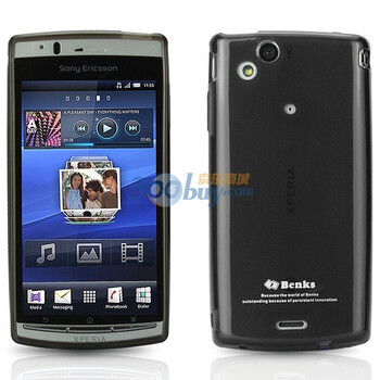 邦克仕（Benks）Magic Jelly移动数码产品专用保护壳（适用于索爱sony ericsson X12/ARC透黑色）