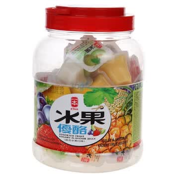 一本水果优酪桶装1050g