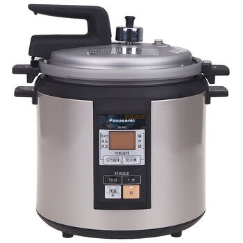 松下（Panasonic）压力锅 SR-P45 香槟色 4.5L电脑型压力锅 炫钻涂层内锅 文火煮功能