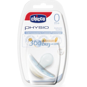 chicco智高硅胶安抚奶嘴蓝色0个月以上 C00071272010000