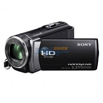 索尼（SONY） HDR-CX210E 高清数码摄像机 黑色（150万像素 25倍光变 8G内存 2.7寸屏）