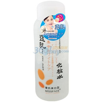 MISS FACE 豆乳雪肌美白化妆水180ml