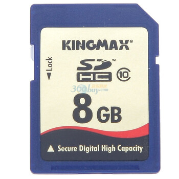 胜创（kingmax) 高速 video SDHC(class10) 8G 存储卡 22MB/S 新品上市!速度快,单反专用