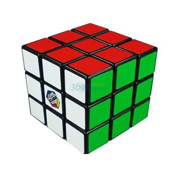 RUBIKS三阶简装魔方(螺丝版)黑色 比赛专用