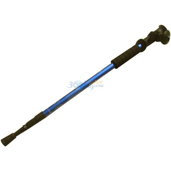 诺可文户外三节氧化铝合金直柄登山杖6061（蓝色）