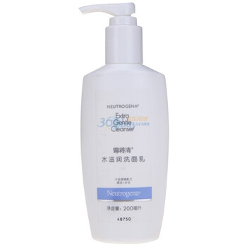 Neutrogena露得清水滋润洁面乳200ml（干性/敏感性肤质适用）