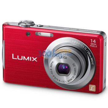 松下（Panasonic） FH2GK 徕卡DC镜头高清数码照相机 红色