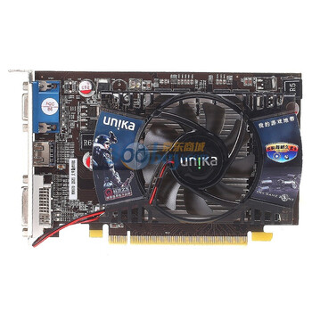 双敏（UNIKA）火旋风2 HD6570(2G)大牛版 Hyper 650/1333 1024MB/128BITS DDR3 PCI-E显卡