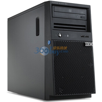 IBM x3100 M4塔式服务器2582i9A（E3-1240 4G 4个硬盘位 Server Raid 0,1,10 DVD 键鼠）