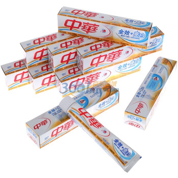 中华全效&亮白牙膏130g（九只装）