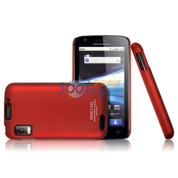 艾美克（IMAK)超薄彩壳 适用于MOTO MB860单背（红色）
