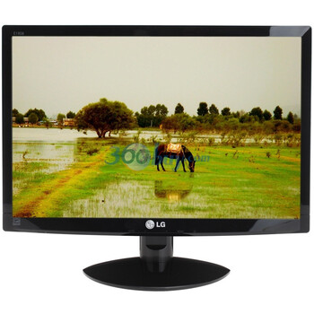 LG E1908S-PN 19英寸宽屏LED液晶显示器 黑色