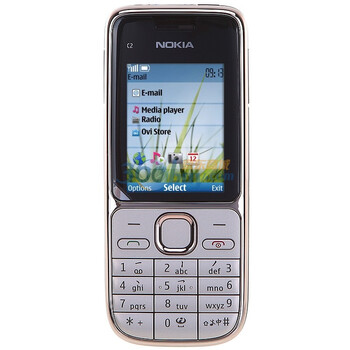 诺基亚（NOKIA）C2-01 3G手机（银色）WCDMA/GSM
