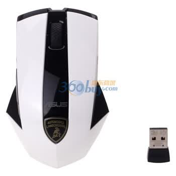 华硕（Asus）兰博基尼WX-Lamborghini 激光鼠标 白色