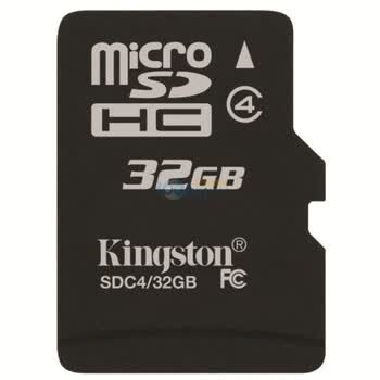 金士顿（Kingston）32GB Class4 TF(Micro SD)存储卡（SDC4/32GBSP）