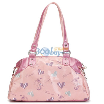 米奇Mickey心光童话系列单肩包女包1204081802粉红色