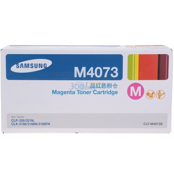 三星（SAMSUNG）CLT-M4073S/XIL红色墨粉 (适用CLP-328 326 321N 3186)