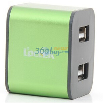乐歌（loctek）LG-USB02 4口集线器 绿色
