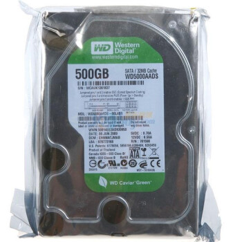 西部数据（Western Digital）500G WD5000AADS 7200转32M SATAII 3.5寸台式机硬盘