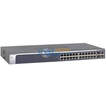 网件（Netgear）FSM726 v3全网管交换机（24个10/100M端口/2个千兆组合端口）
