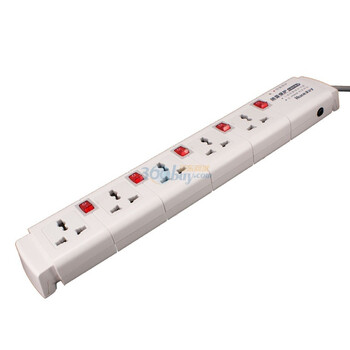 航嘉(HUNTKEY)巧管家 PSC504 5位带防雷保护独开3米插座